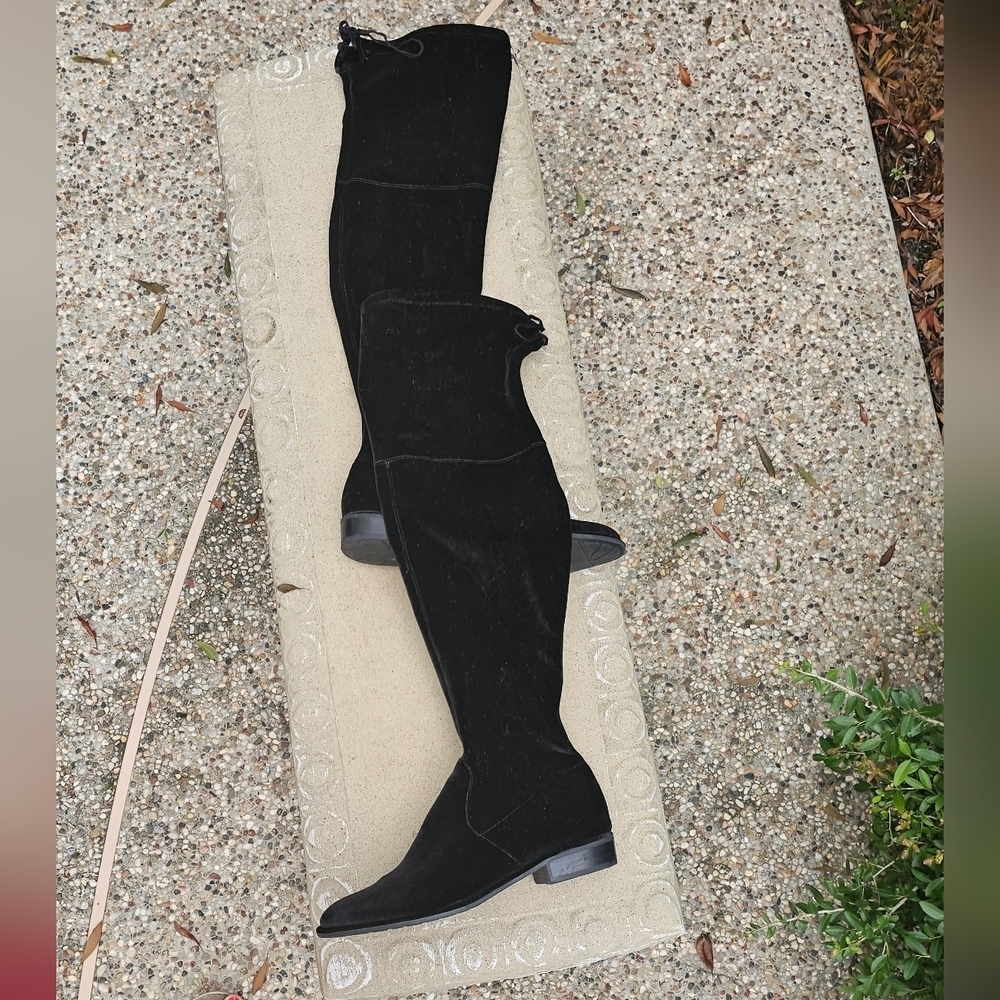 Mark Fisher Hulie velvet order the knee boots 8,5 - Picture 2 of 8